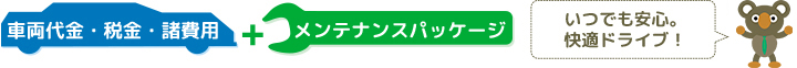 安心快適に車を持てるコアラクラブのメンテナンスパッケージ！